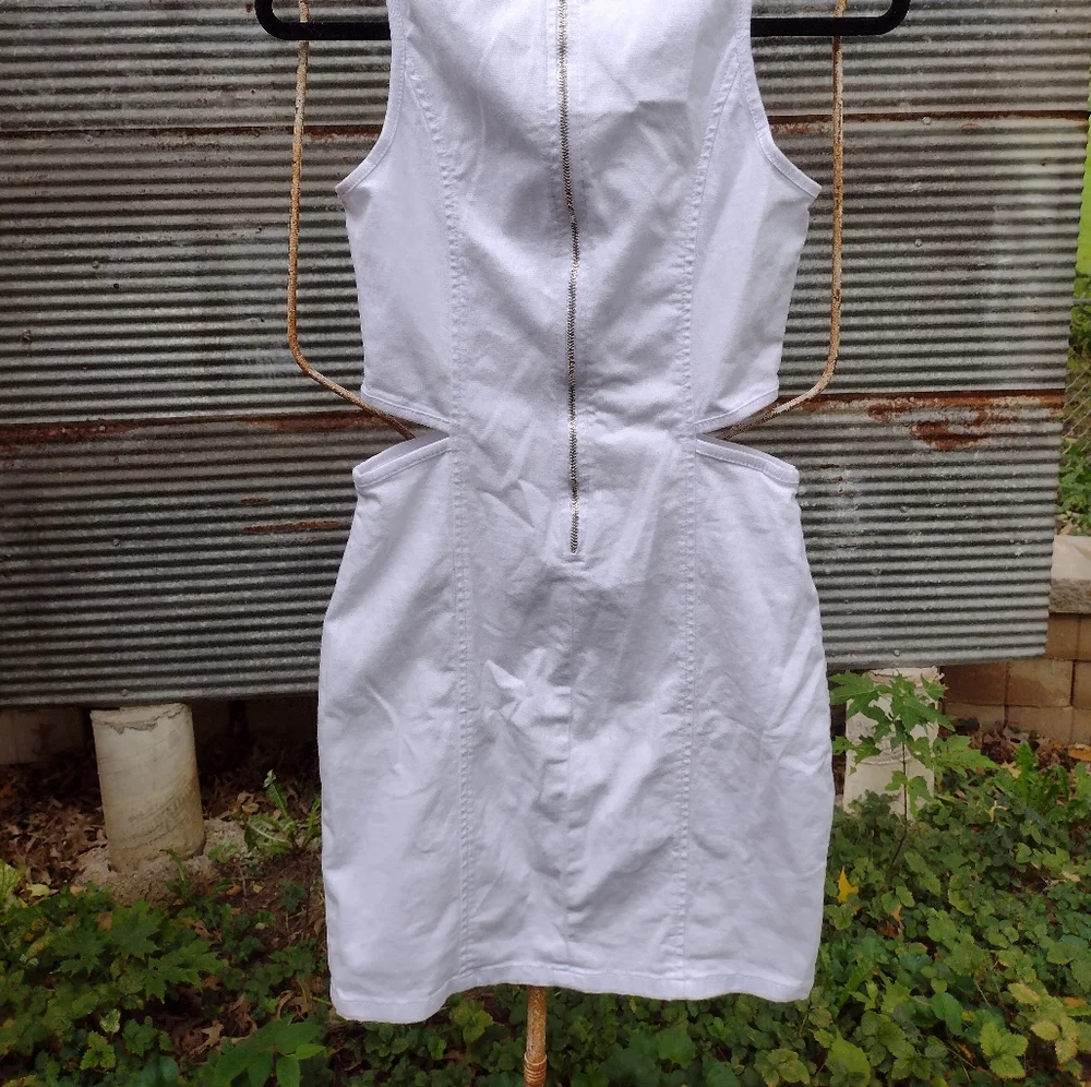 White dress by Bluesteel Original Denim size P - Picture 6 of 6